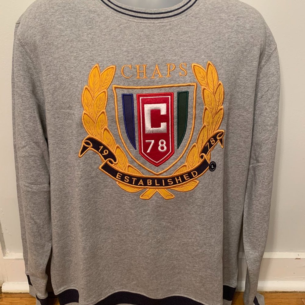 Chaps Crew Neck Sweatshirt NWT